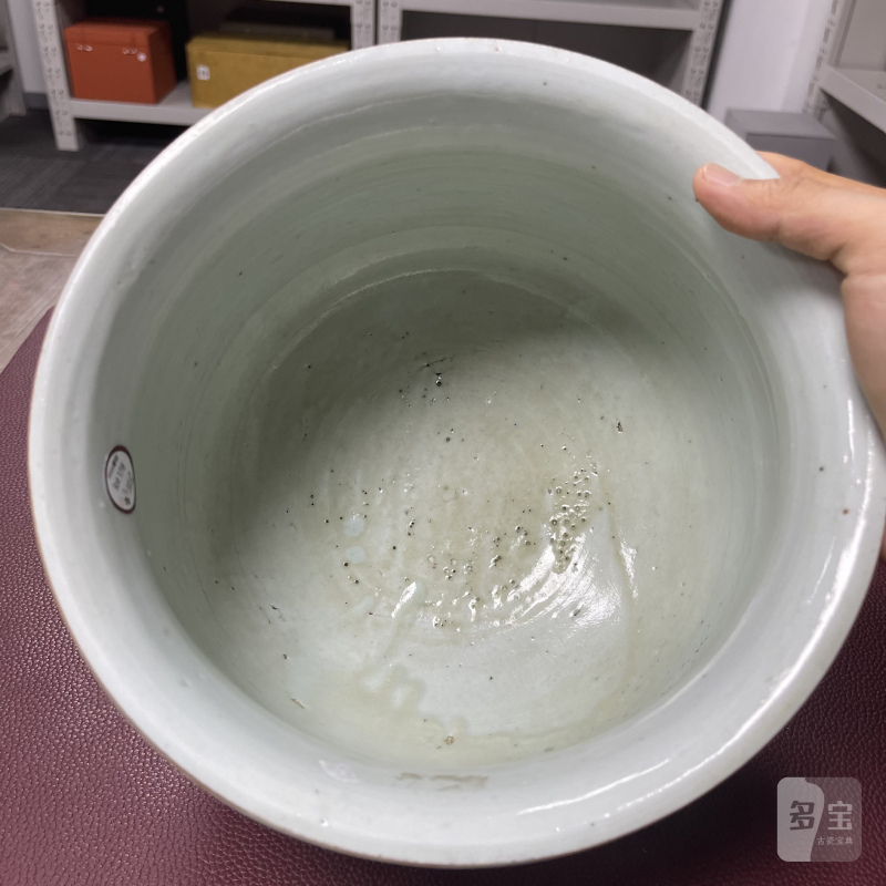 清顺治 青花阿弥陀佛纹炉 - 图11